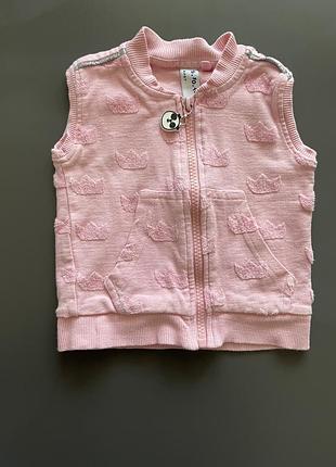 Жилетка на дівчинку 68 розміру