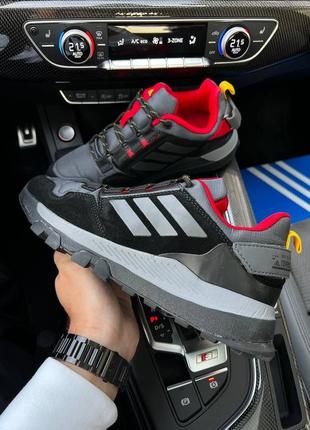 Мужские кроссовки adidas terrex seit 10 black/red3 фото
