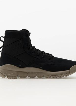 Мужские кроссовки ботинки nike sfb 6" nsw leather boot black/ black-light taupe