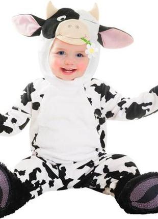 Карнавальний костюм корівка - розмір 6-12 міс - зростання 67-75 см