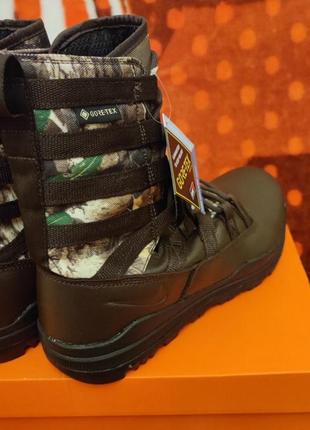 💯 оригінал. чоловічі тактичні ботинки nike sfb gen 2 8" realtree gt (gore-tex)9 фото