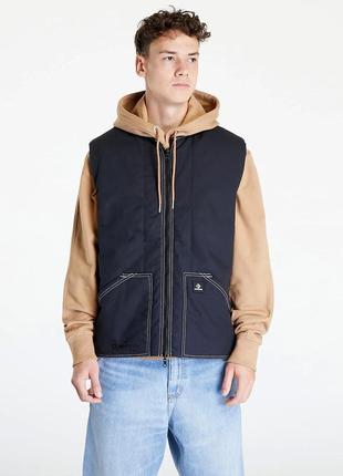 Куртка-жилетка vest converse reversible padded utility vest black2 фото