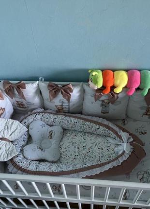 Комплект ( набір) дитячого постільної білизни в кроватку1 фото