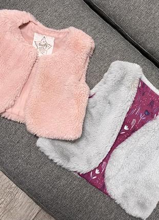 Меховая жилетка на девочку