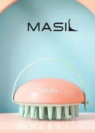 Masil head cleaning massage brush розслаблююча щітка масажер для шкіри голови5 фото