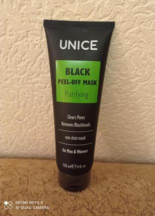 Чорна маска-плівка фіпми unice