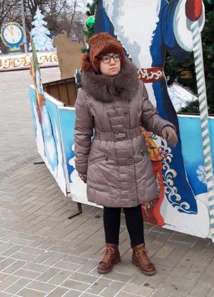 Зимовий пуховик.