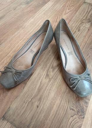 Туфли полностью кожаные