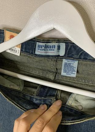 Кайфовые трендовые джинсы прямые с высокой посадкой 💚5 фото