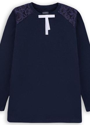 Блуза gabbi дитяча для дівчинки для дівчинки bzl-20-46 темно синій р.116 (12491)