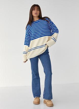 💙кофта oversize у смужку💛