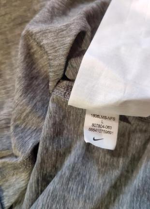 Футболка компрессионная рашгард nike pro combat grey4 фото