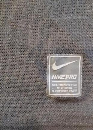 Футболка компрессионная рашгард nike pro black6 фото