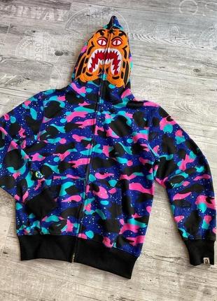 Bape zip hoodie