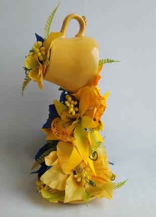 Сувенір декор статуетка подарунок подарок паряща чашка квіти9 фото