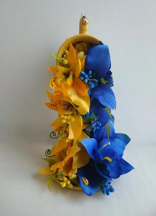 Сувенір декор статуетка подарунок подарок паряща чашка квіти8 фото