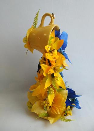 Сувенір декор статуетка подарунок подарок паряща чашка квіти10 фото