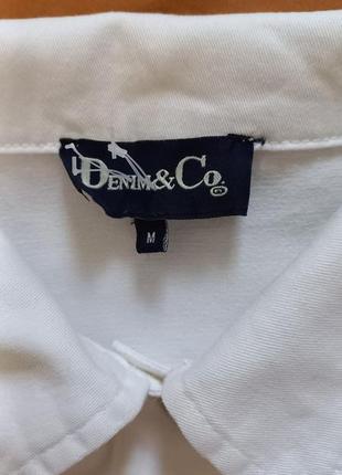 Стильная белая джинсовая рубашка, куртка, джинсовка, вышивка5 фото