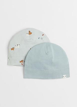 Шапки шапочки 6-12 мес шапка h&m