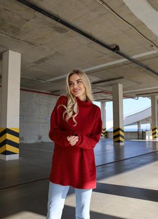 Теплий якісний 👍 ангоровий светр під горло, водолазка