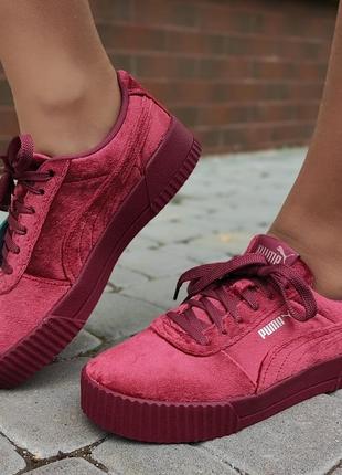 Кеді puma carina velvet (375886-02) оригінал!