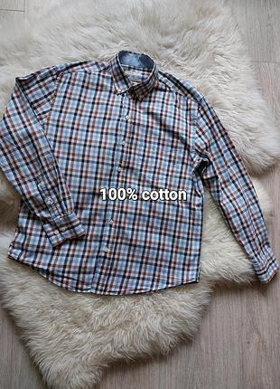 💜💙💛 стильная рубашка в красивую клетку