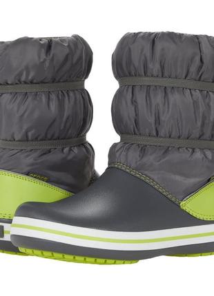 Зимові чоботи, чобітки, сапоги crocs c8. нові