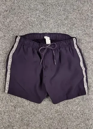 Оригінальні чоловічі шорти з лампасами calvin klein shorts black logo