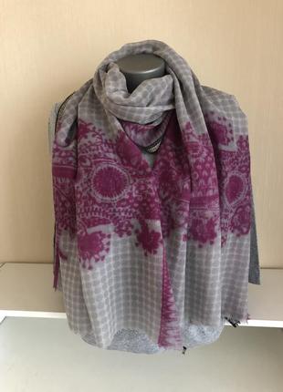 Шарф палантин inoui paris шерсть м шелком