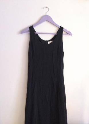 Лаконичное черное платье в пол woman collection specially made for h&m2 фото