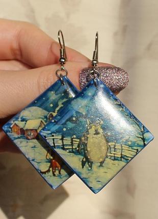 Сережки "жив-був пес"