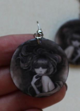 Серьги "медуза"