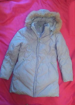 Подовжений пуховик р. s