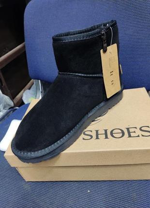 Уггі чоловічі натуральна замша короткі змійка