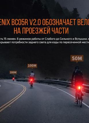 Велофара задня fenix bc05r v2.06 фото