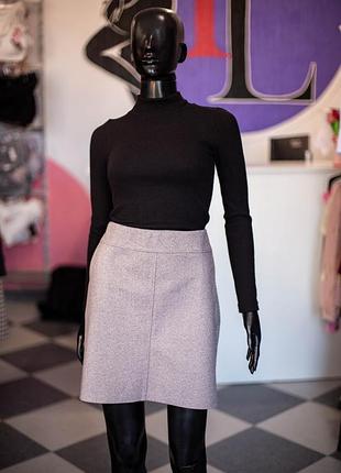 Крутая юбка мини в ёлочку с карманами от wearme