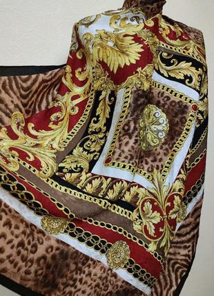 Винтажный шелковый платок италия /4141/1 фото