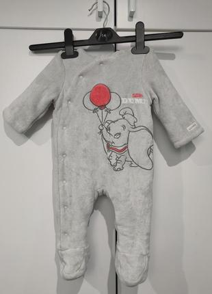 Disney dumbo  флісовий комбінезон, чоловічок