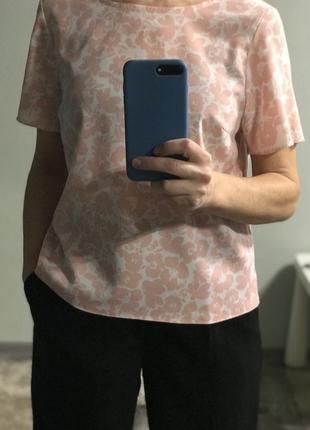 🌸 легка блуза new look з ніжним принтом 🌸