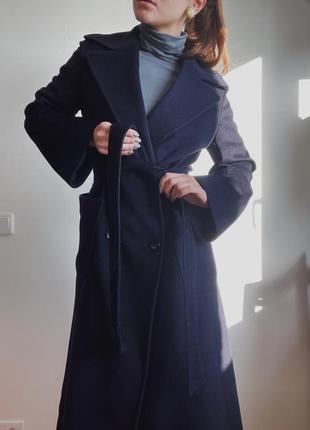 Вінтажне шерстяне пальто made in italy5 фото