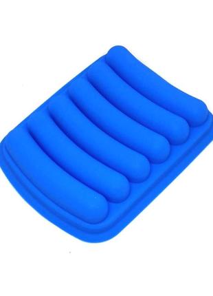 Форма для домашних сосисок и кебабов "bradex", синяя2 фото