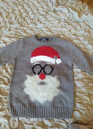 Гарний новорічний светр, 6-7 років