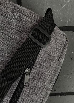 Барсетка tnf серый меланж 3