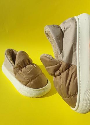 Жіночі дутіки сабо теплі осінні зимні