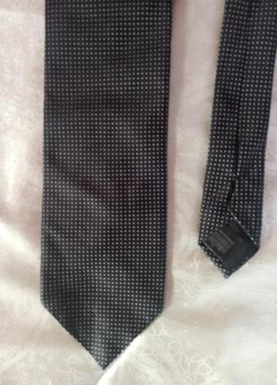 H&m шовковий галстук в горох!1 фото