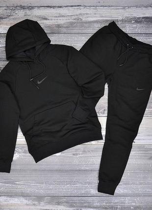 Зимний мужской спортивный трикотажный костюм nike