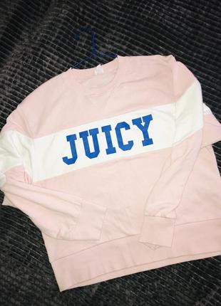 Женский свитшот кофта juicy by juicy couture оригинал