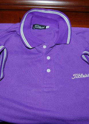 Рубашка футболка поло titleist golf polo, оригинал, на 52 р (l)6 фото