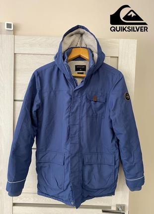 Куртка парка quiksilver seasonal rain youth parka 48/m оригинал