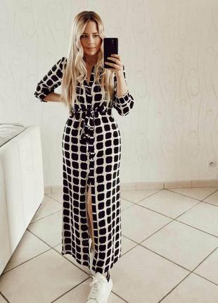 Потрясающее платье удлинённое в стиле zara, тренд